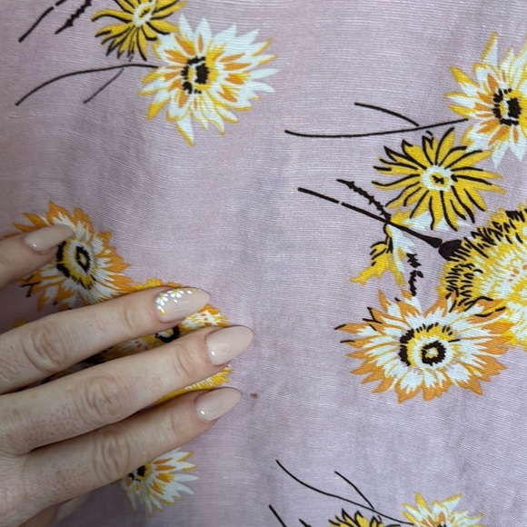 Madewell Ruffle-Cuff Wrap Dress- Dutch Dandelions size XS - Picture 9 of 9